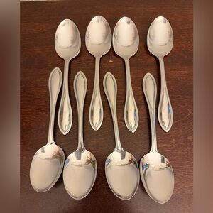 Oneida Arbor American Harmony Tablespoons Set Of 8 Stainless Steel Teardrop